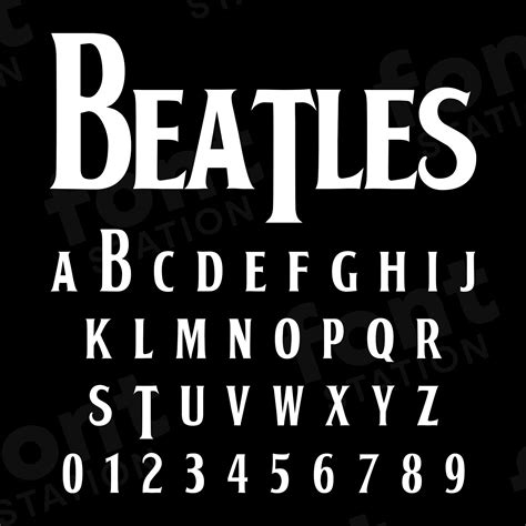 beatles typeface